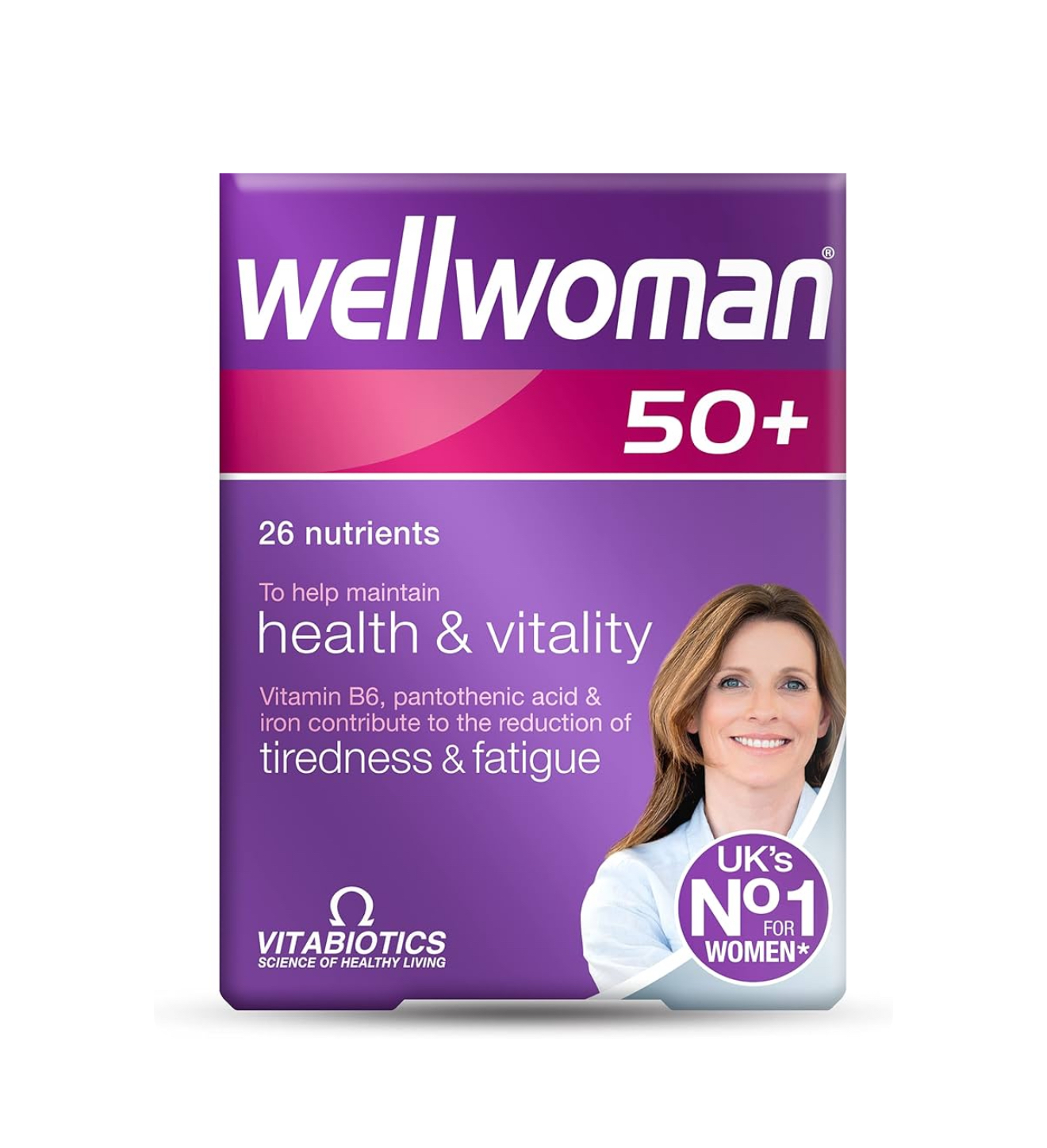 مکمل مولتی‌ویتامین بانوان بالای 50 سال Vitabiotics Wellwoman